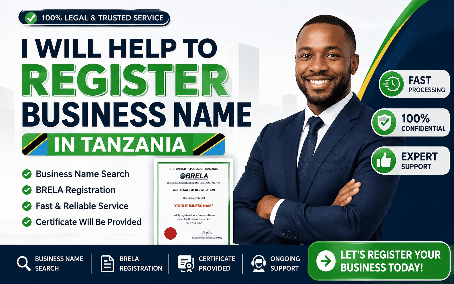 I Will Register Your Business Name in Tanzania — Phidtech Ict&Business solutions ltd on PhidTech